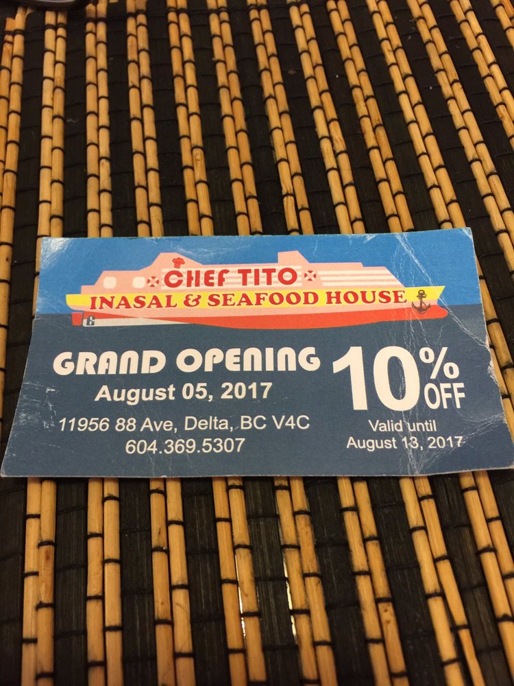 Chef Tito Inasal & Seafood House