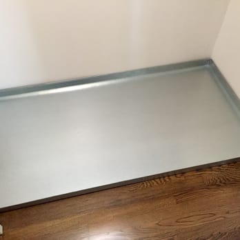 Custom Washer Dryer Pan For A Tiny Laundry Closet Yelp Custom Washer Dryer Pan For A Tiny Laundry Closet Yelp
