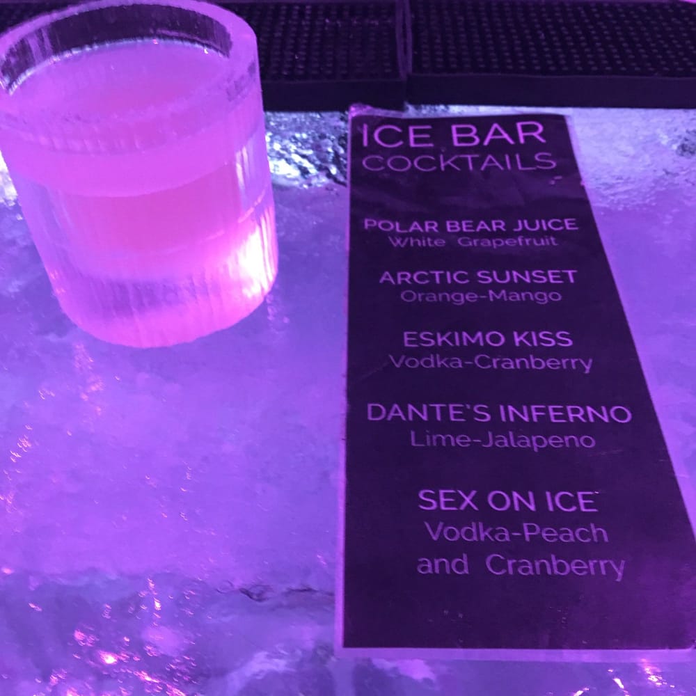 Ice Bar Drinks Menu Yelp Photo Of Drinkhouse Fire And Ice Miami Beach Fl United States