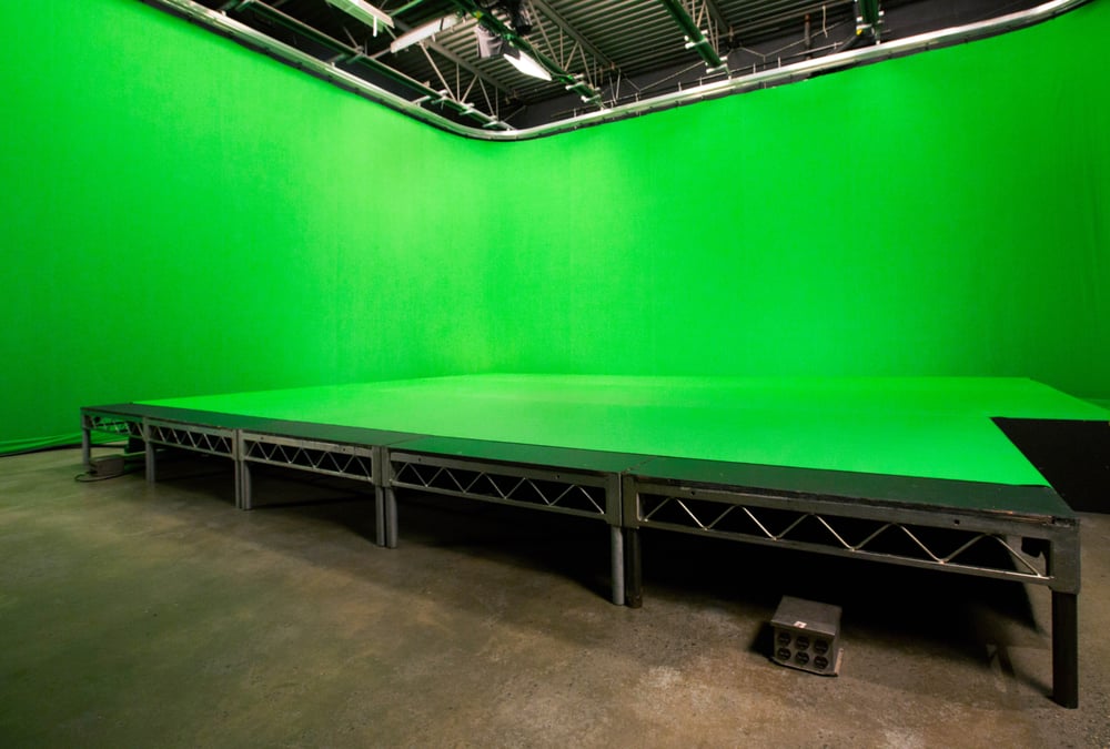 pre lit green screen with kino flo lights yelp