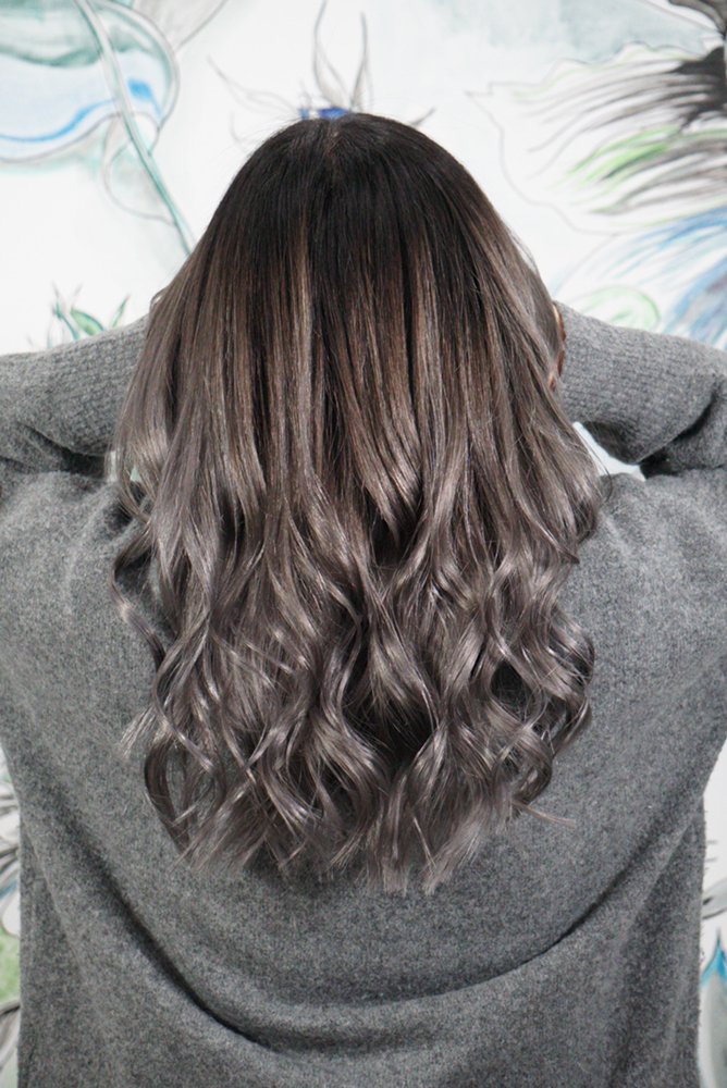 Ash Grey Balayage Ombre Yelp