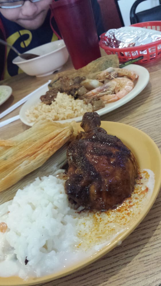 Chicken and tamales! Yelp