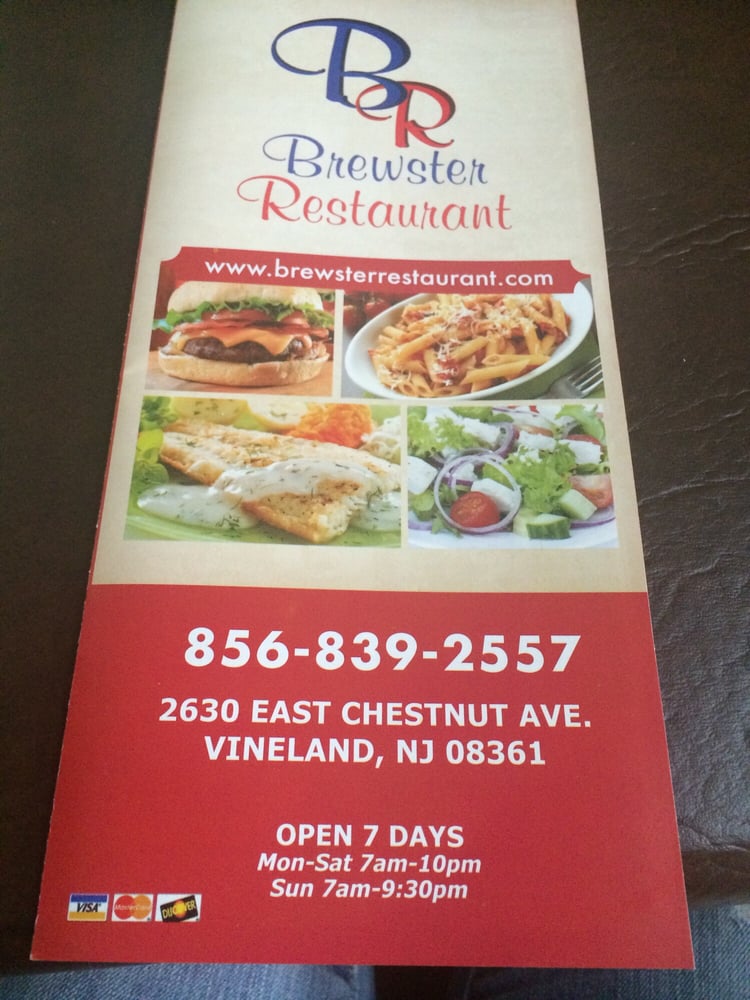 Brewster Restaurant American (New) 484 S Brewster Rd D9, Vineland