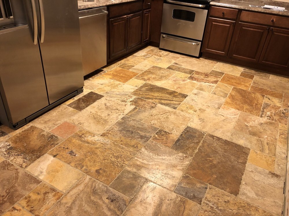 The Beautiful Travertine Tile With Versailles Placement Photo Of Express Tile Design San Jose Ca United States The Beautiful