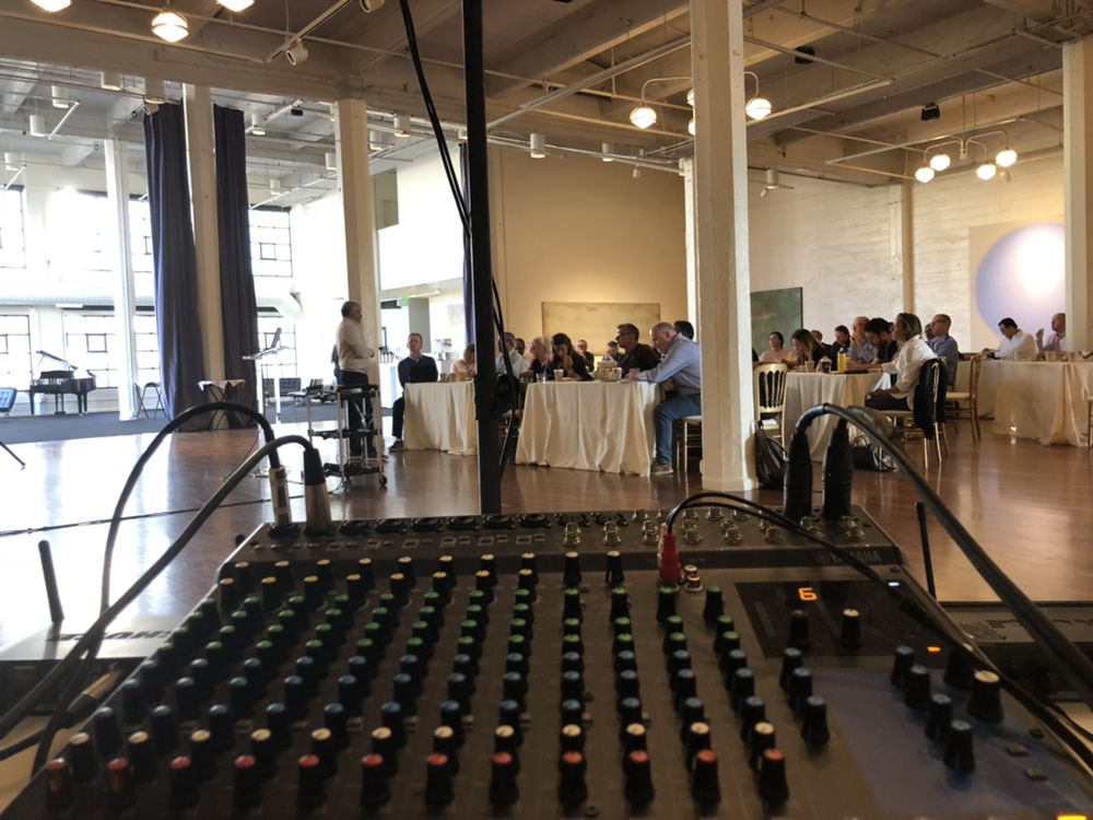 Audio Visual For Barclays At Sf Tera Gallery Yelp Photo Of Quantum Party Productions San Francisco Ca United States Audio Visual