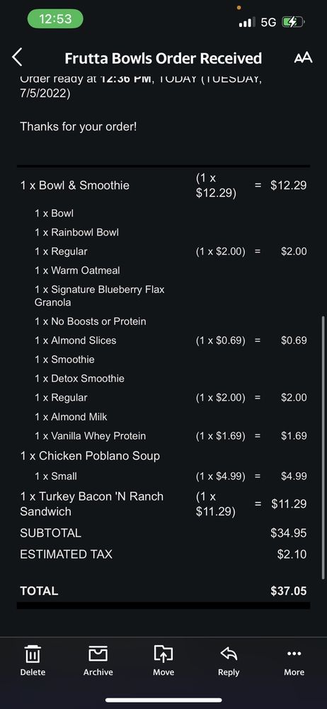 Frutta Bowls