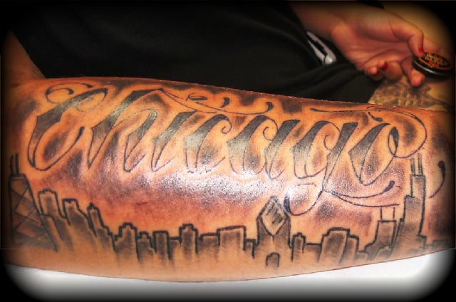 chicago skyline tattoo by bear yelp chicago skyline tattoo by bear yelp