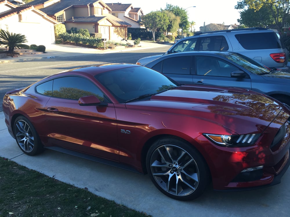2016 Mustang Gt Ruby Red Window Tint 3m Cs20 Yelp Photo Of Sd Motorsports Carlsbad Ca United States 2016 Mustang Gt