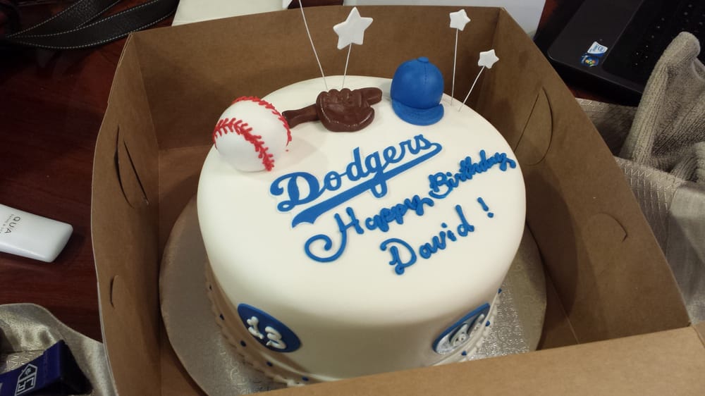 Dodgers Cake. 8inches chocolate cake with chocolate mousse Dodgers Cake. 8inches chocolate cake with chocolate mousse