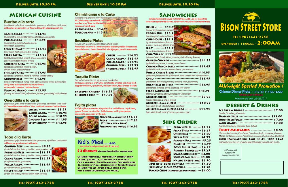 Bison Street Store Comfort Food 587 Bison St, Kotzebue, AK