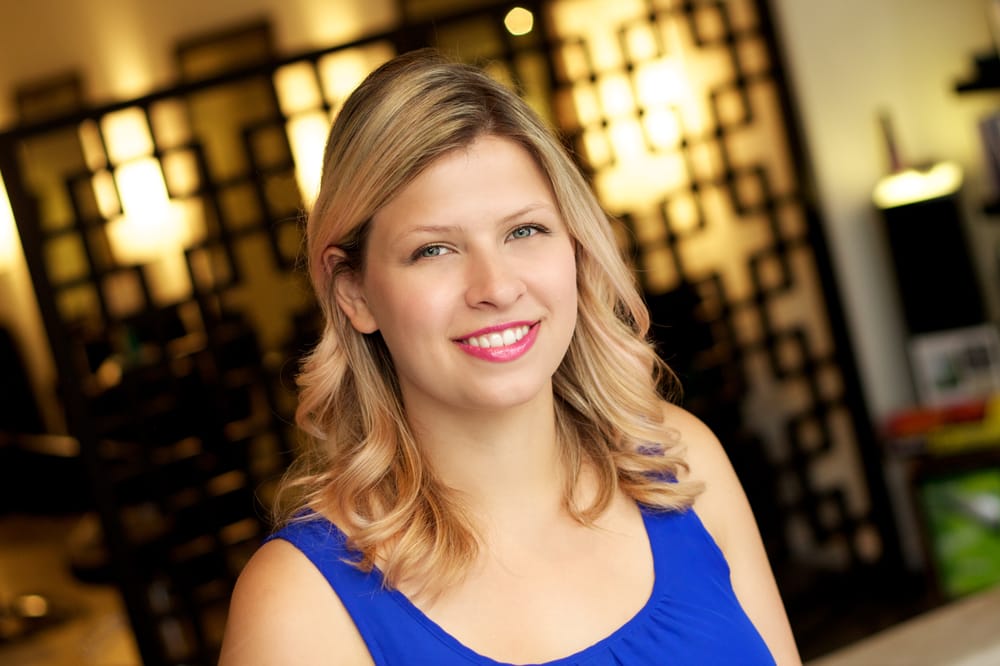 Danielle hair stylist for 7 years at Bowie Salon and Spa voted best