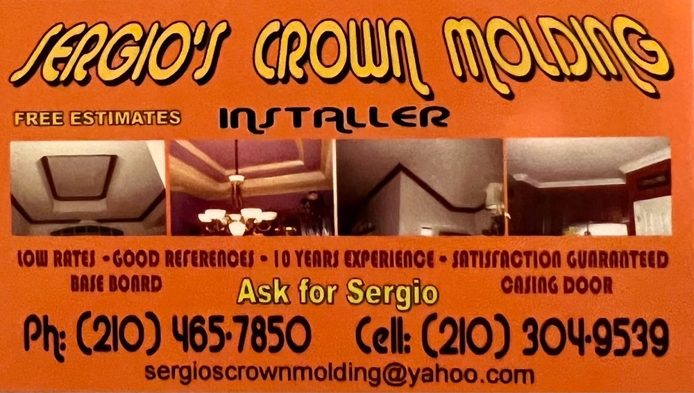 Sergio’s Crown Molding