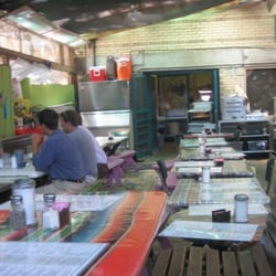 Las Manitas Avenue Cafe - Austin, TX, United States. back patio