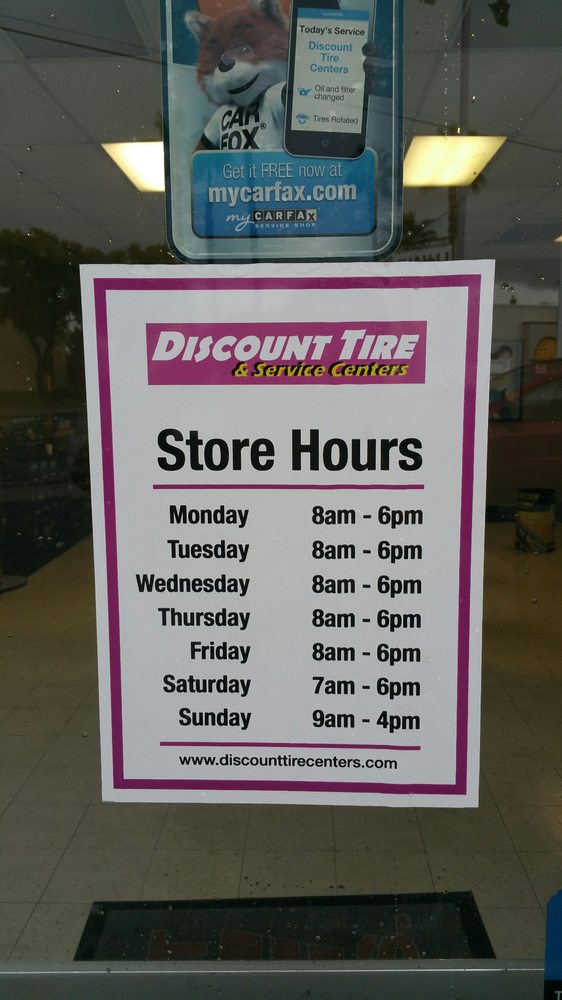 Discount Tire Store Hours >> Store Hours Yelp Discount Tire Store Hours >> Store Hours Yelp