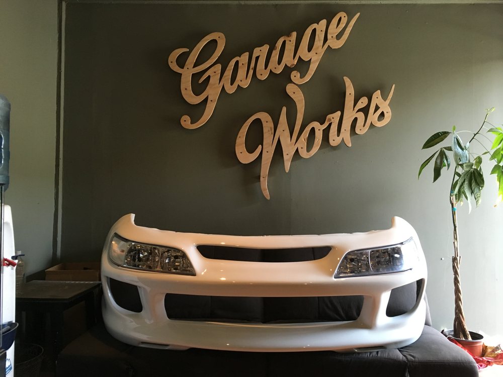 finished custom front bumper for my 1998 acura integra by garage works hayward