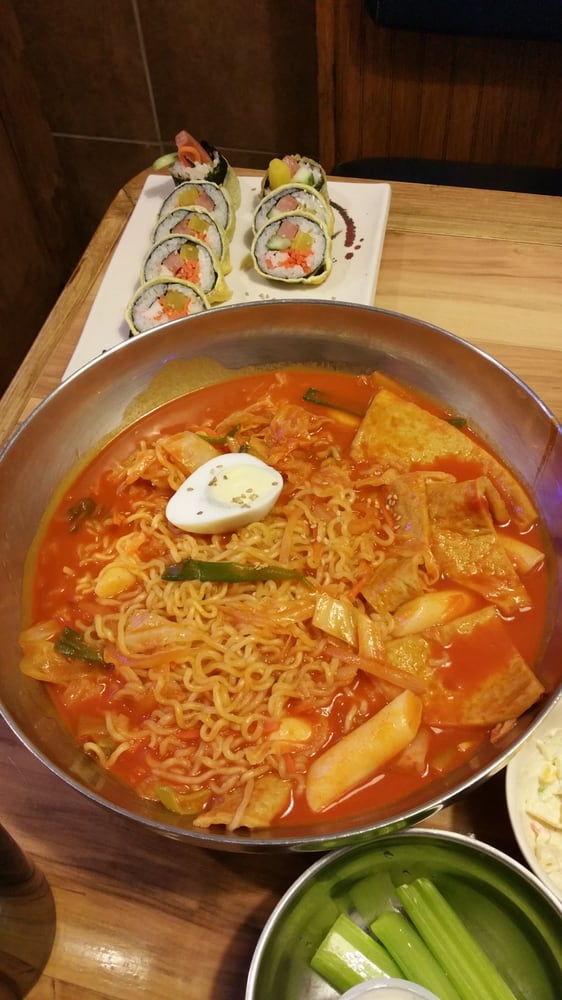 Korean rice cake with ramen Yelp