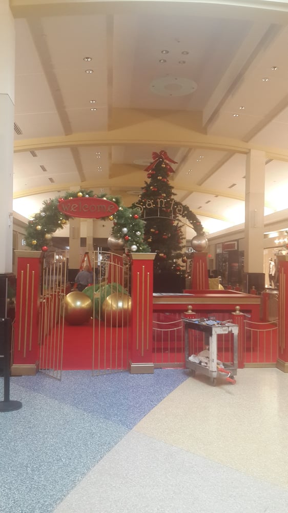 2015 Setting up for Santa at Green Acres Mall. - Yelp