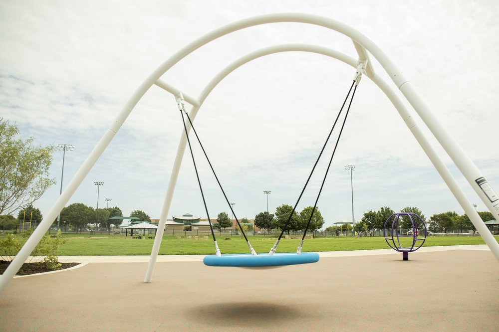 Fun Elements Like This Round Disc Swing Make Chandler Very Por 19 Photos For Clayton W Chandler Park