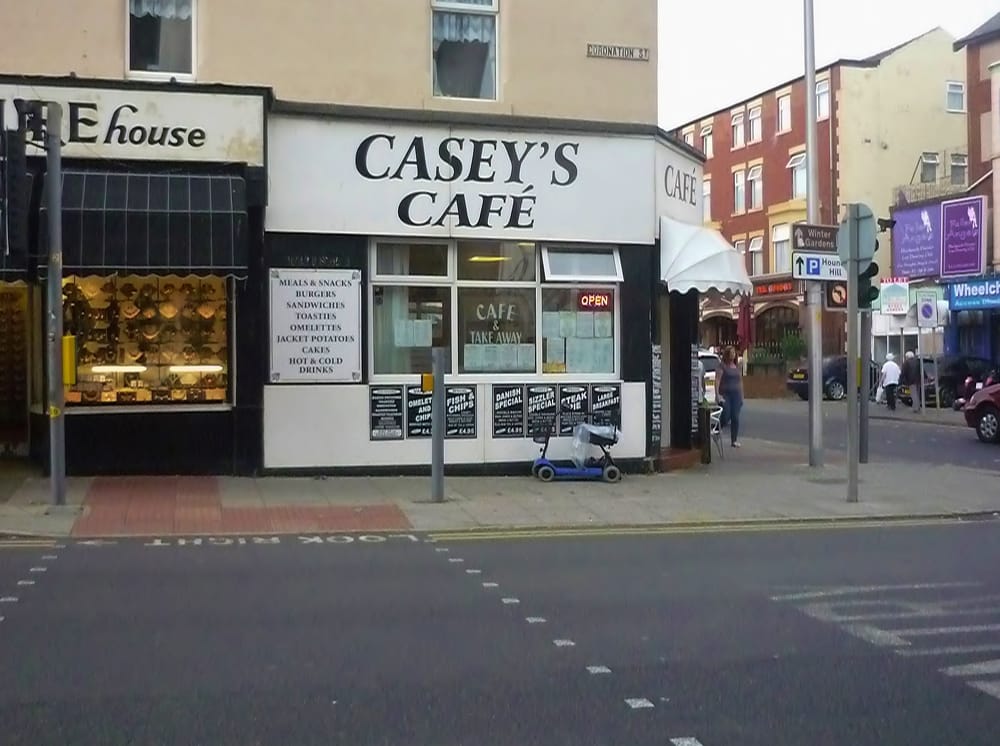 Casey’s Cafe Cafes 5561 Albert Road, Blackpool, United Kingdom