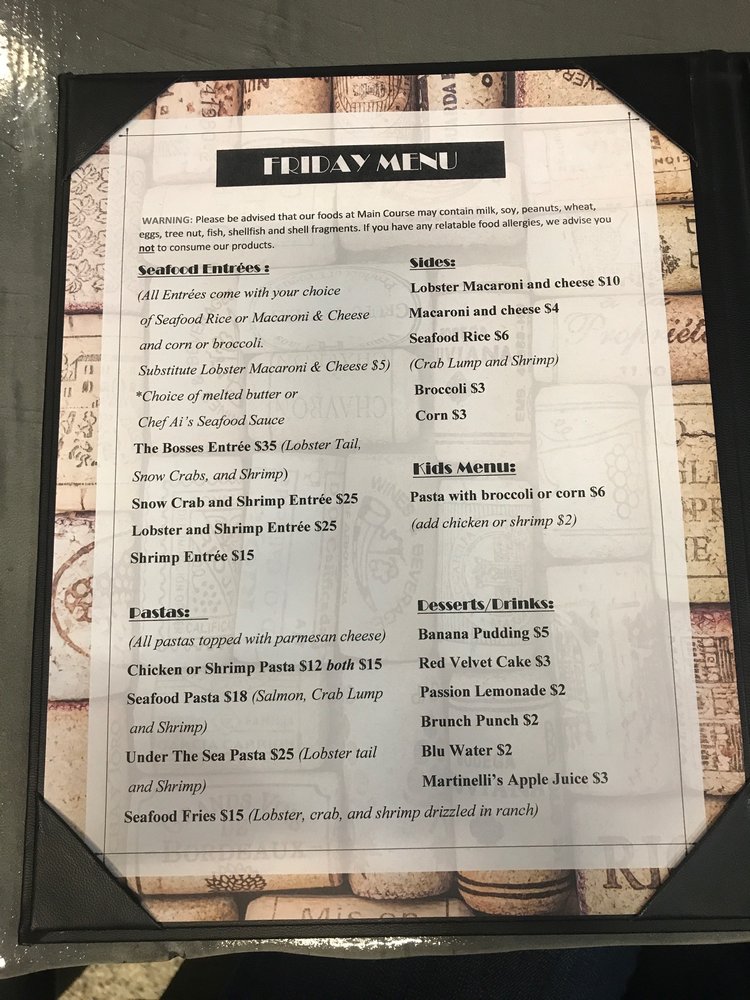 Main Course Brandon Main Course Brandon