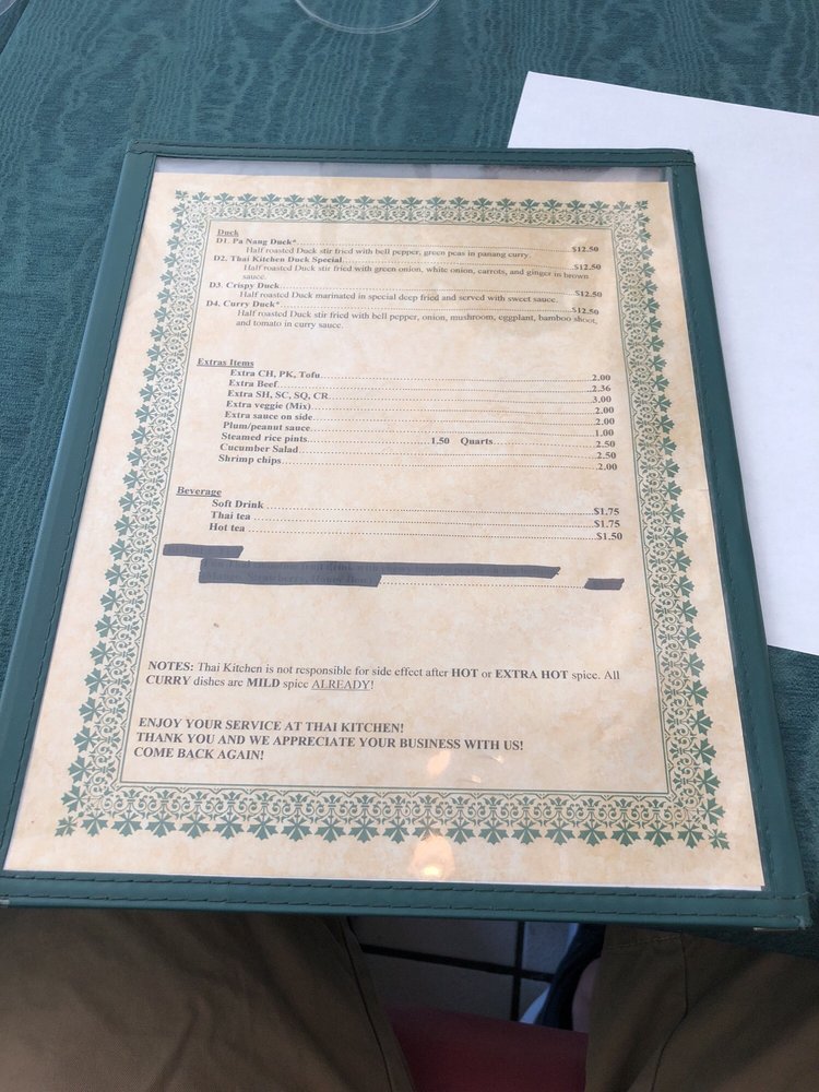 Online Menu Of Thai Kitchen Restaurant Farmington Michigan