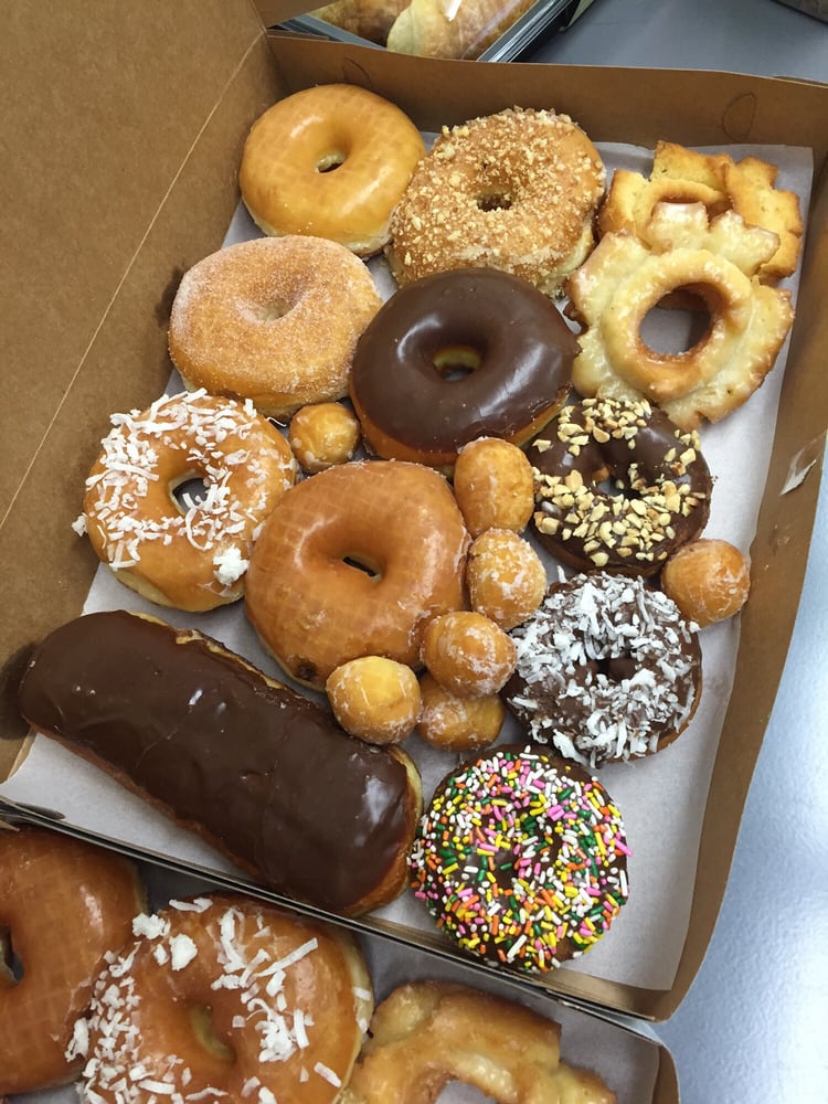 I order two dozen donuts, I like the blend they put together. Yelp
