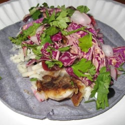 Photo of Snack Dragon Taco Shack - New York, NY, United States. Grilled Sole Taco ($4)