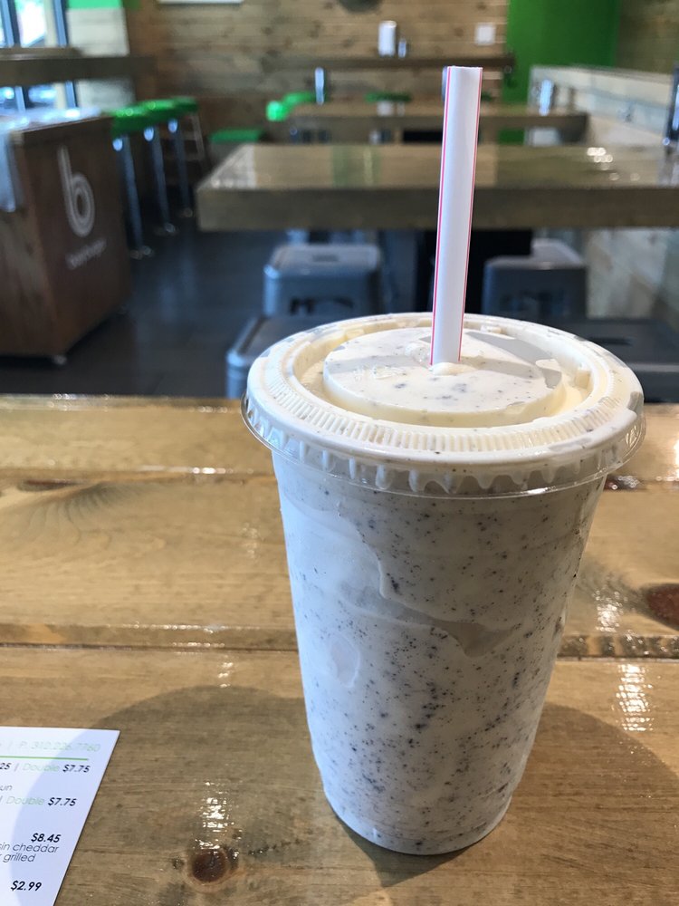 spotted cow shake burger king s oreo shake it s too think that