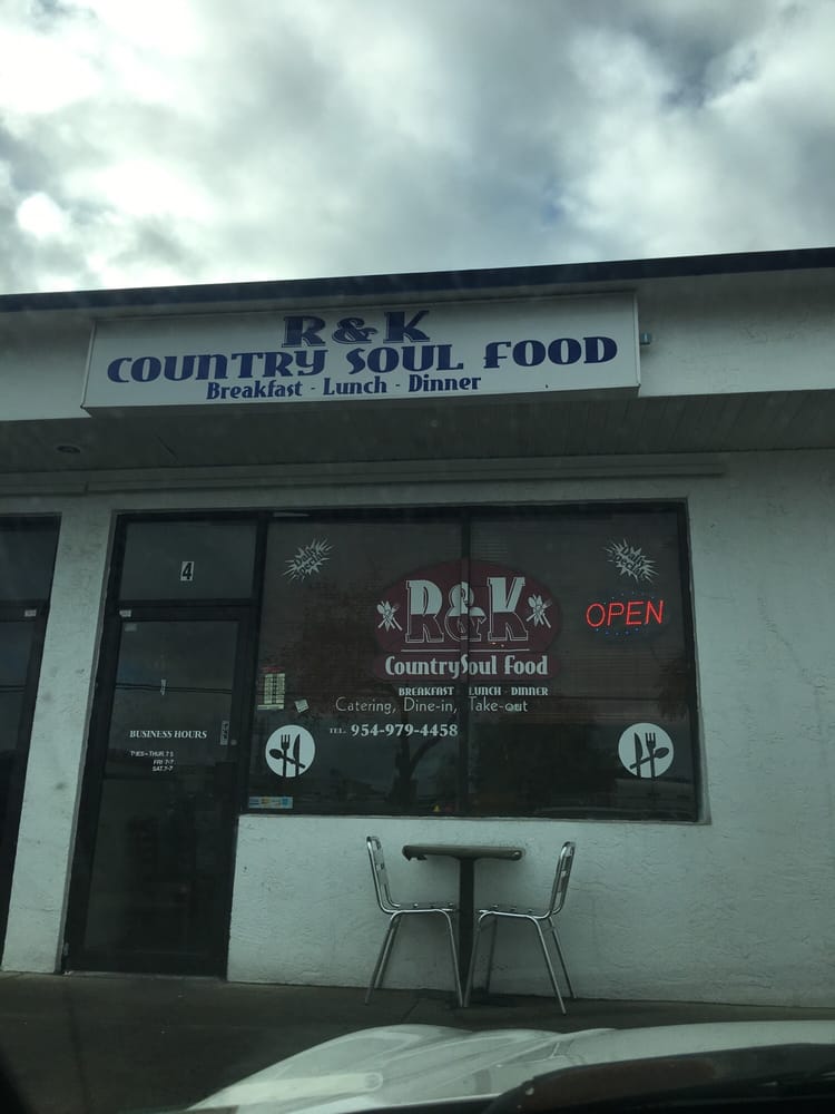 R & K Country Soul Food Soul Food 2600 Hammondville Rd, Pompano