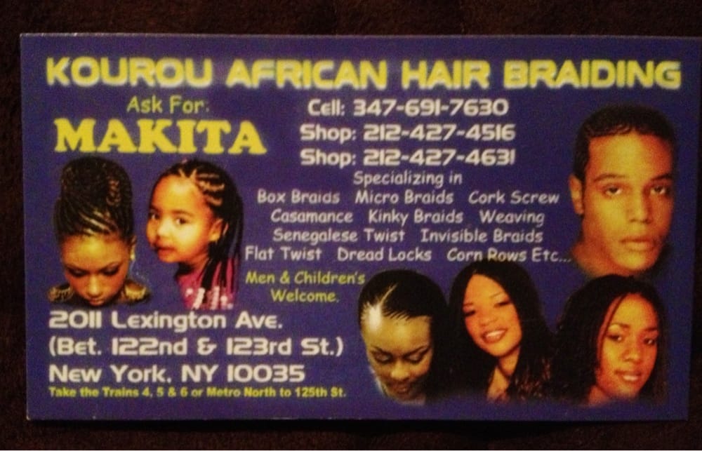 Business Card Yelp Photo Of Kourou African Hair Braiding New York Ny United States Business