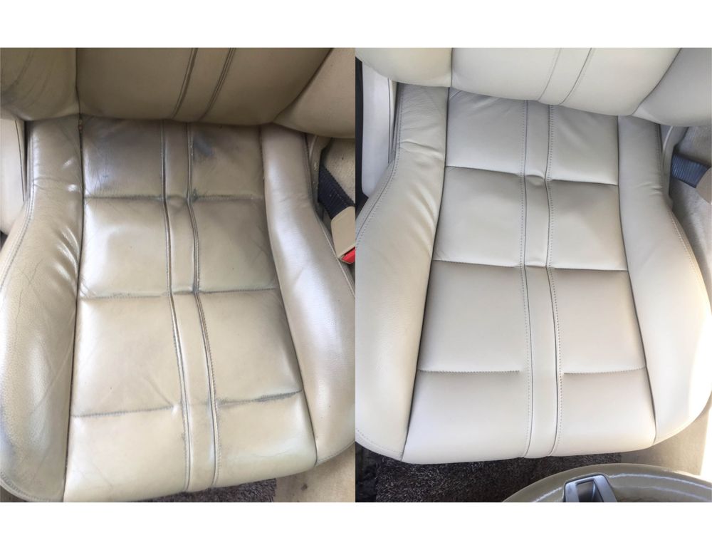 Leather Car Seat Restoration Before After Yelp