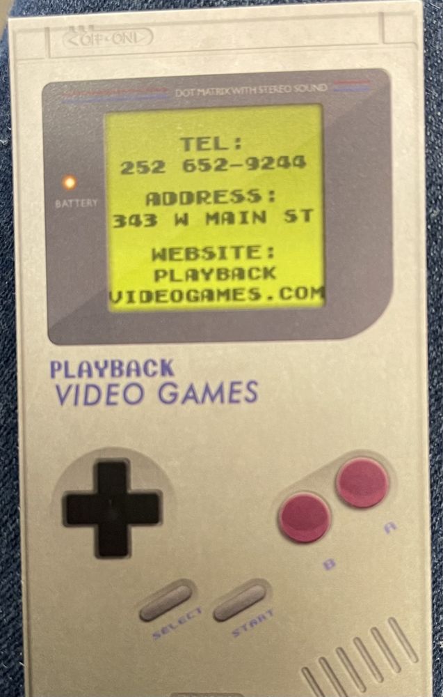 Playback Video Games