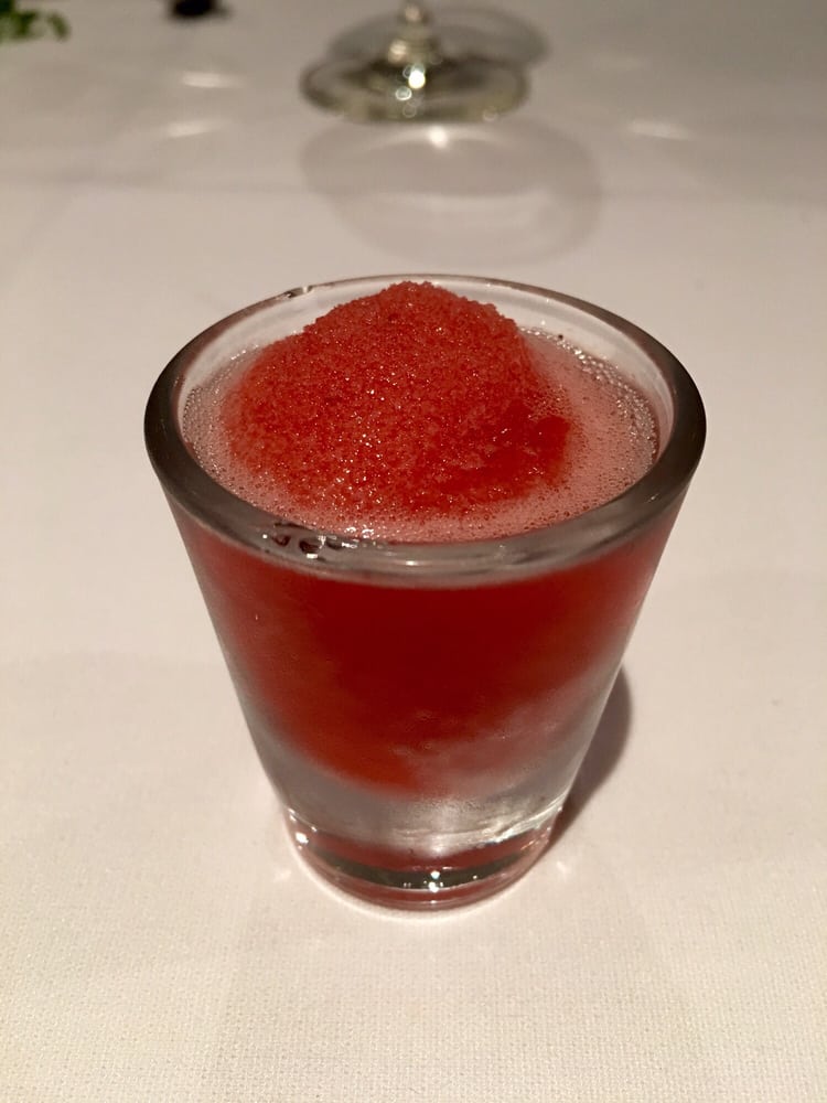 palate cleanser amuse bouche
