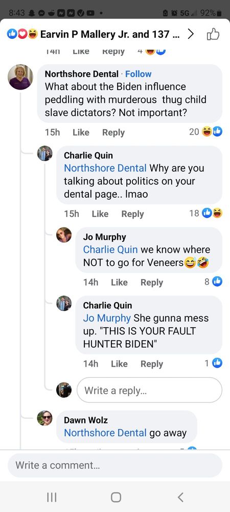 image of business Northshore dental