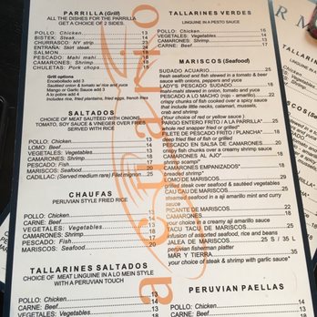Acuario Restaurant Port Chester Menu Acuario Restaurant Port Chester Menu