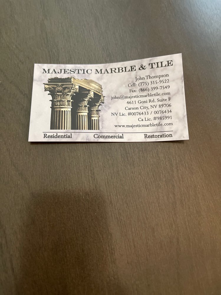 image of business Majestic Marble & Tile