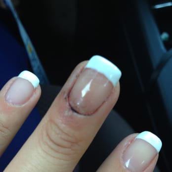 Unique Nails 461 Photos 357 Reviews Nail Salons 2222 Photo Of Unique Nails Irvine Ca United States French Manicure Done Wrong