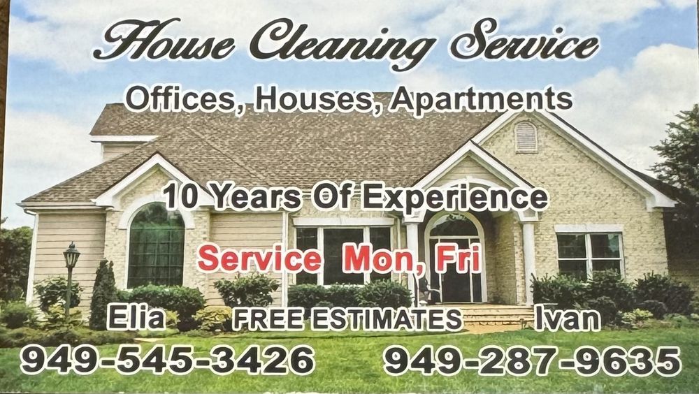 Elia’s house cleaning