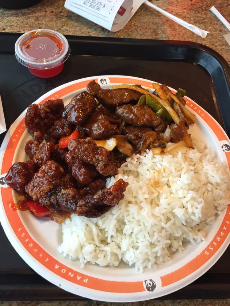 steak and white rice