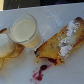 Photo of HQ Restaurant and Wine Bar - Dublin, Republic of Ireland. Tasty looking tart that my friend had.