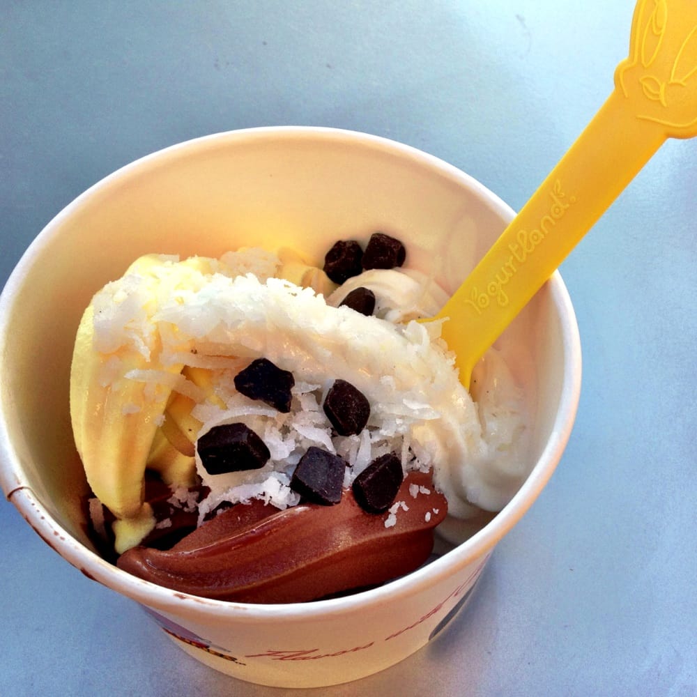 tweety bird lemon cookie and daffy duck chocolate orange yogurt