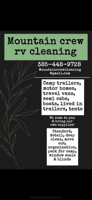 Mountain Crew Rv Cleaning