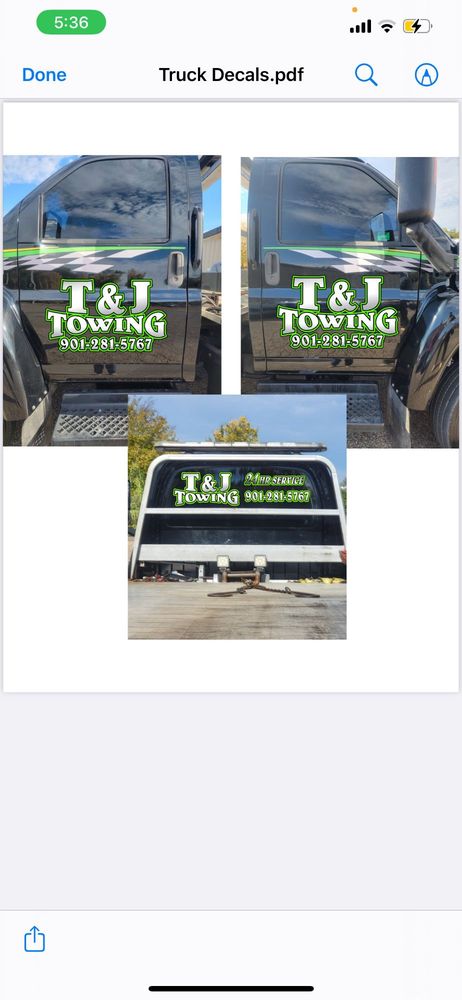 T & J Towing