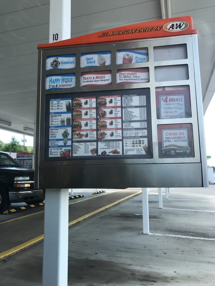 A & W DriveIn 11 Reviews Burgers 3989 Highway 411, Madisonville