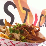 Photo of Sticks - San Francisco, CA, United States. Loaded fresh cut fries made from organic potatoes.