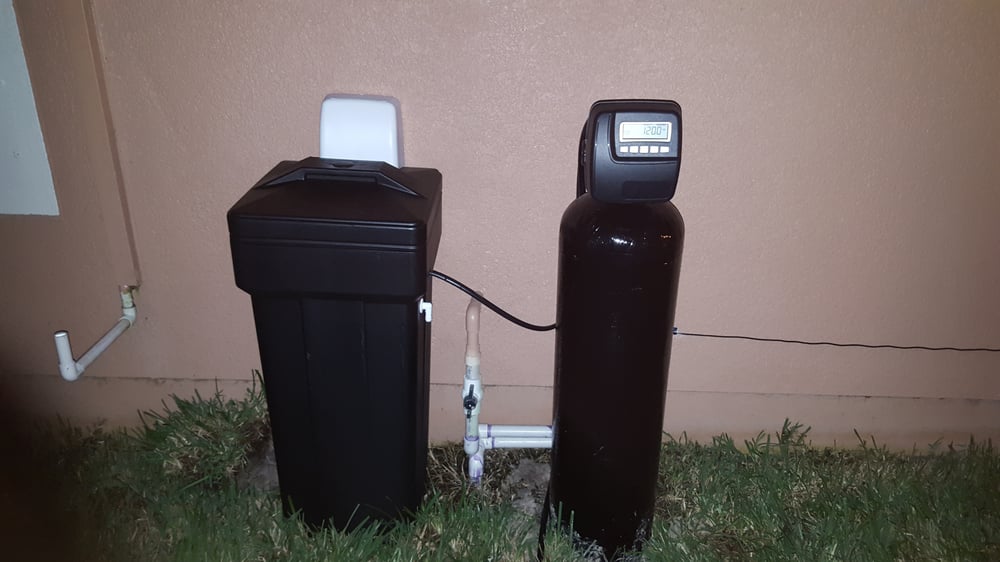 Spwts Pro Series Hybrid Water Softener Outside Install Yelp Photo Of Simply Pure Water Treatment Systems Riverview Fl United States Spwts