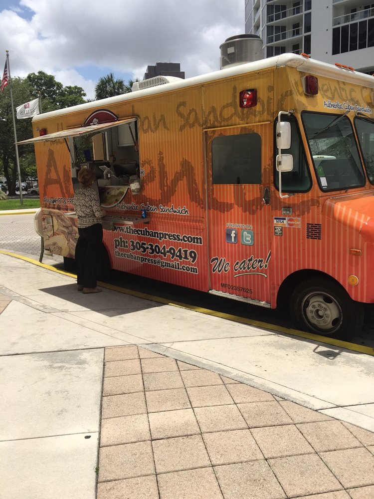 THE CUBAN PRESS GOURMET FOOD TRUCK Food Trucks 1808 NW 82nd Ave