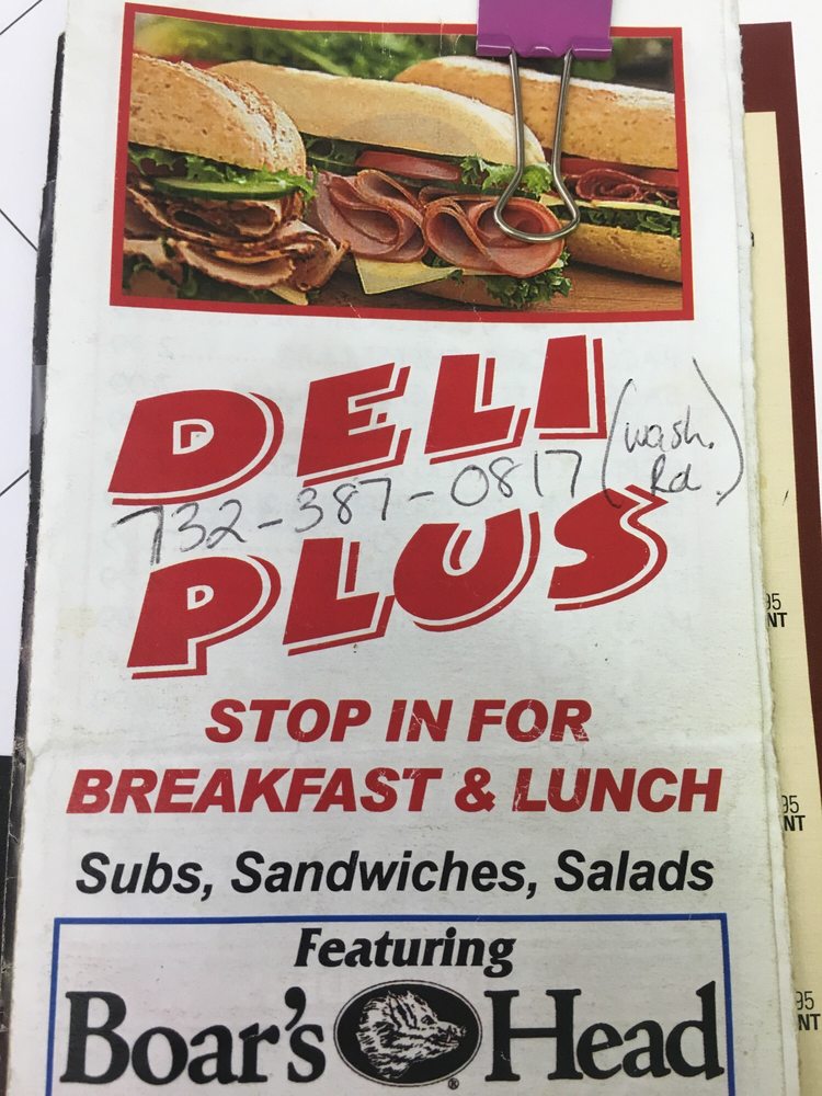 Deli Plus Coffee & Tea 388 Washington Rd, Sayreville, NJ