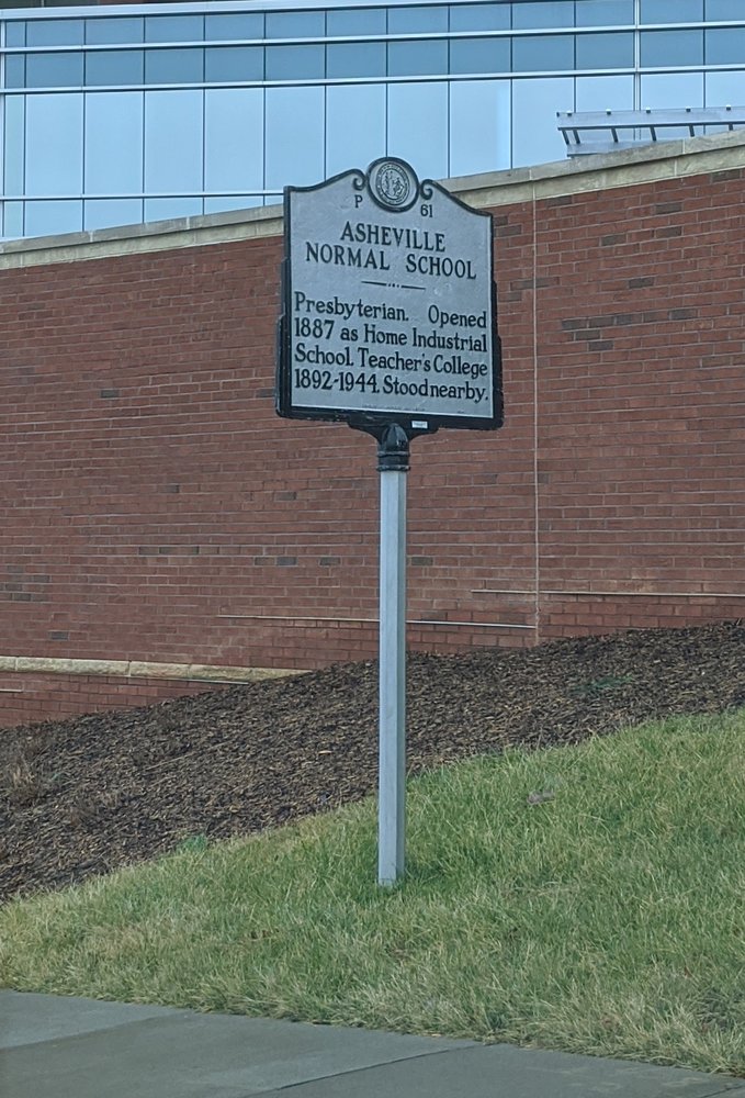 Asheville Normal School Historical Marker