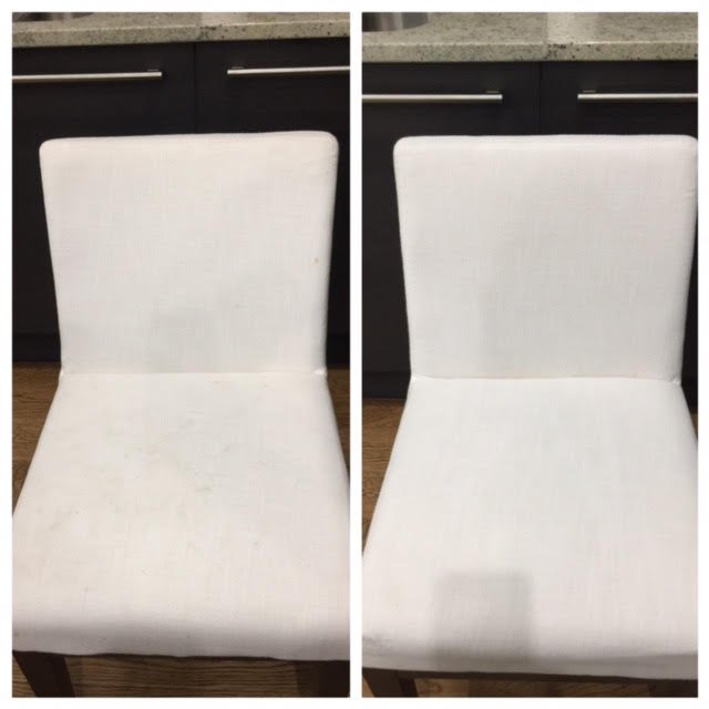 Before After White Upholstery Cleaning From Arevalo Bros Chem Dry Yelp Photo Of Arevalo Bros Chem Dry Chicago Il United States Before